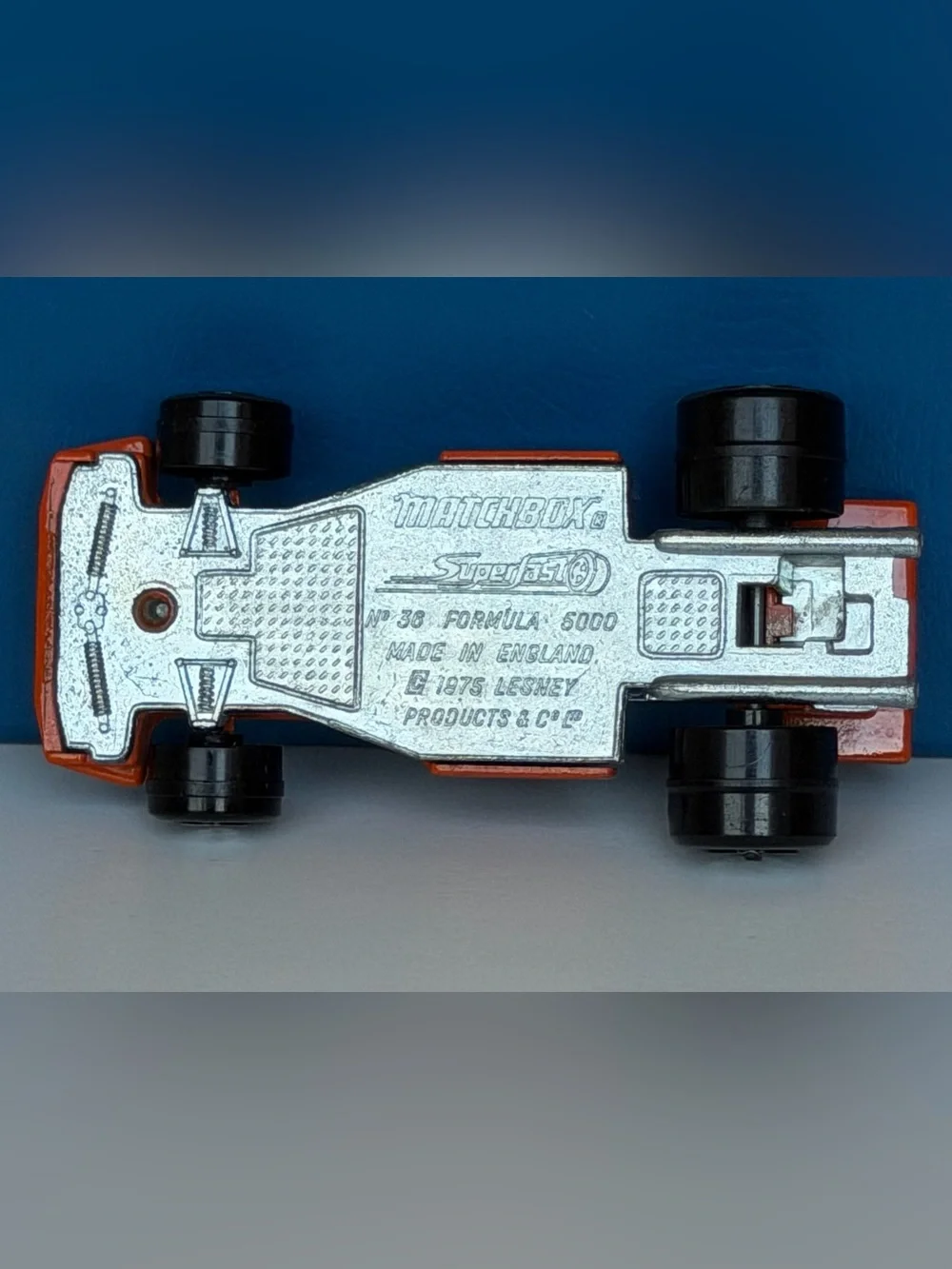 Vintage Matchbox Superfast No. 36 Formula 5000 Race Car 1975 Lesney England